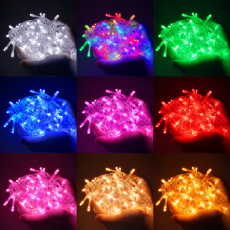 선세이브 LED 은하수전구 100구 투명선 / 검정선