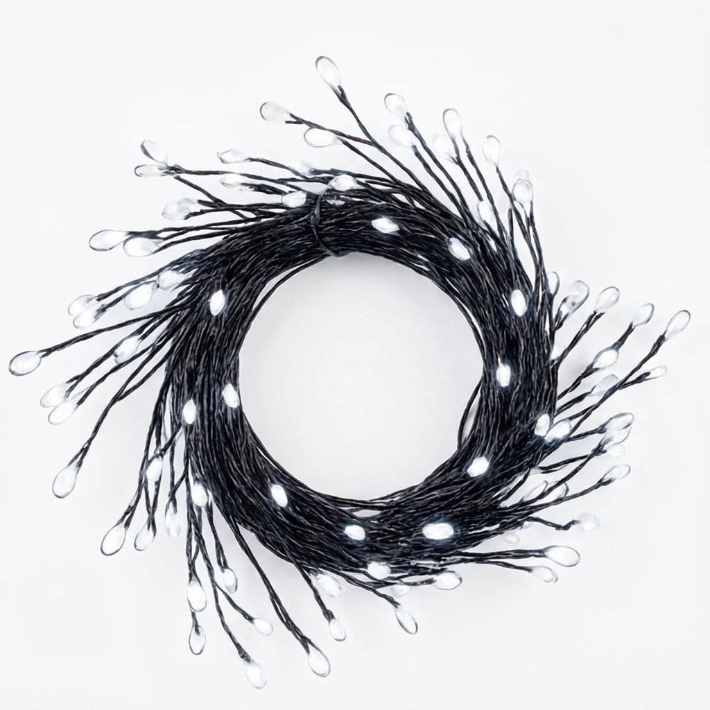 선세이브 LED 동선등 와이어 지네전구 200구 전원포함 리모컨 세트