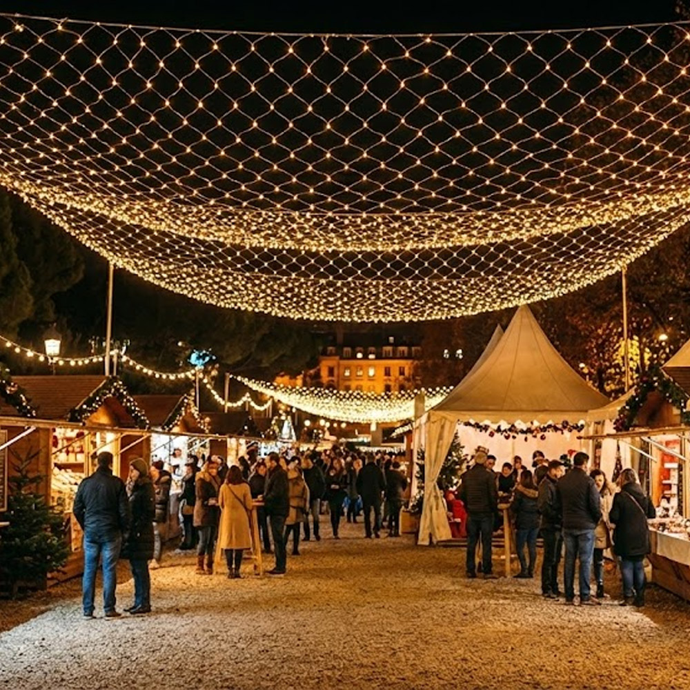 선세이브 그물전구 장식조명 LED 네트전구 208구 DC24V