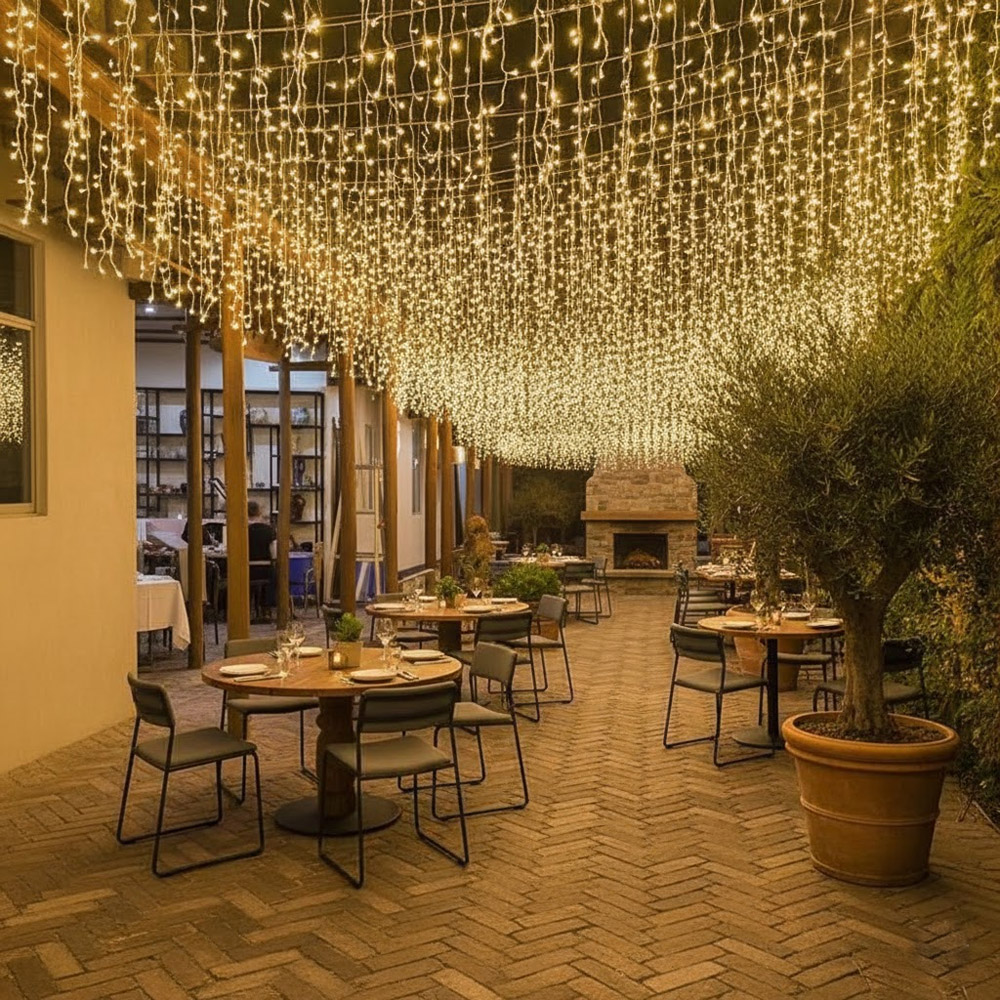 선세이브 고드름전구 LED 커튼 조명 DC24V 세트